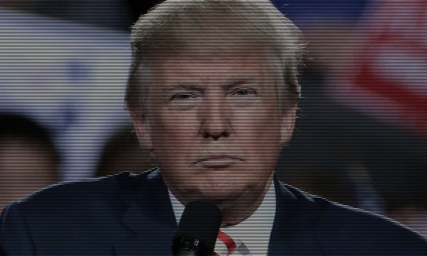 Donald Trump speaking with supporters by Gage Skidmore